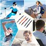 MXTIMWAN Cordons Elastiques Pour Lunettes, Sangles Lunettes Antidérapantes Réglables, Cordon à Lunettes Elastique, Sport Nautiqu