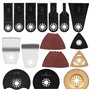 24 Pcs Lames de Scie Oscillantes