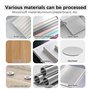24 Pcs Lames de Scie Oscillantes, Outil Multifonction Saw Blades Accessoires Kit, Bois Plastique Métal Universelle Outil Multifo