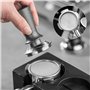 2 Pièces Passoire à Expresso, Passoire à Expresso Réutilisable en Acier Inoxydable, Puck Tamis de 51 mm, Épaisseur 1,7 mm 150 µm