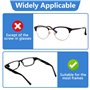 UKOFEW 20 Paires Plaquettes de Nez en Silicone,Antidérapants Coussinets de Nez,Plaquette Anti Glisse Lunette Coussinets Nez,pour