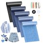 UKOFEW 5 Rouleaux Patch Thermocollant Jean
