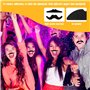Hippie Perruque Costume Set, Ensemble de Costume Hippie des Années 70 et 80, pour Halloween Decoration Annees 70 Déguisement Hip