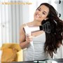 Diffuseur Seche Cheveux Diffuseur Boucle Pliable Embout Seche Cheveux Boucle avec Brosse Massage Cuir Chevelu Pour Buse D = 1,57