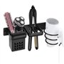 Support Seche Cheveux Porte Seche Cheveux Mural Support Seche Cheveux et Lisseur pour Rangement Brosse a Cheveux Hair Dryer Liss