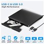 portable USB 3.0 et lecteur CD/DVD RW de type C
