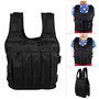 Gilet Lesté Réglable, Veste 50Kg Pondérée Résistante Veste de Formation de Force Gilet de Course Pour La Vitesse de Forme Physiq