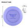 Disque Frisbee 175g, Frisbee De Nuit, Ultimate Frisbee Disc, Ultimate Frisbee, Équipé d'Une Boucle Frisbee Assortie, Pratique Po