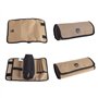 DEWIN Trousse Outils,Rolling Tool Bag Sacoche a Outil Enroulable Durable Imperméable Électricien de Toile Rouler Sacs Trousse Sa