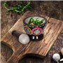 Divit Shilp Mortier et pilon fabriqué en pierre dure polie très résistante, broyeur en pierre naturelle pour épices, pâtes, herb