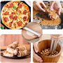 Aililong Rouleau à Pâtisserie en Acier Inoxydable - Qualité Supérieure pour Pizza, Pâtes, Fondant - Passe au Lave-Vaisselle - 40