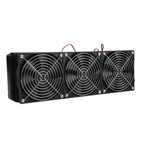 Diyeeni CPU Radiateur Ventilateur Portable CPU Radiateur De Refroidissement De l'eau G1 / 4 Fil Durable Et Pratique Radiateur De