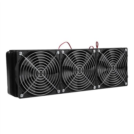 Diyeeni CPU Radiateur Ventilateur Portable CPU Radiateur De Refroidissement De l'eau G1 / 4 Fil Durable Et Pratique Radiateur De