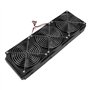 Diyeeni CPU Radiateur Ventilateur Portable CPU Radiateur De Refroidissement De l'eau G1 / 4 Fil Durable Et Pratique Radiateur De