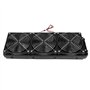 Diyeeni CPU Radiateur Ventilateur Portable CPU Radiateur De Refroidissement De l'eau G1 / 4 Fil Durable Et Pratique Radiateur De