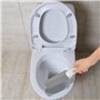 2 pièces Brosse de toilette en pierre ponce Nettoyage Dure WC +1 pièce outil de nettoyage pour le tuyaux d'évacuation Nettoyage 