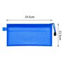 FOCCTS 16 pièces Trousses Transparentes lot Sac de rangment imperméable coloré Pencil Box Trousse de Toilette Stylo Pochettes à 