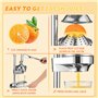 Moongiantgo Presse à Agrumes Manuelle Double Mode, Presse à Citron Professionnelle Avec Levier Facile, Presse à Main Ergonomique