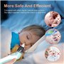 Aspirateur nasal bébé nettoyeur de nez électrique et dissolvant de cérumen avec 6 buses réutilisables po