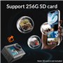 Aviner Action Cam 4K Caméra sous-Marine étanche 40 m Ultra HD 20 MP 170 degrés Ultra Grand Angle WiFi stabilisation Glace avec 2