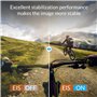 Aviner Action Cam 4K Caméra sous-Marine étanche 40 m Ultra HD 20 MP 170 degrés Ultra Grand Angle WiFi stabilisation Glace avec 2