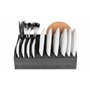 SCHAUMEX® - Porte-Assiettes et Couverts - pour 12 Assiettes Petites/Grandes/à Soupe - pour Camping-Car/Caravane/Bateau - très lé