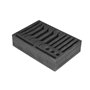 SCHAUMEX® - Porte-Assiettes et Couverts - pour 12 Assiettes Petites/Grandes/à Soupe - pour Camping-Car/Caravane/Bateau - très lé