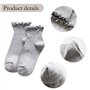 Chaussettes À Volants Noires Pour Femmes