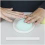YSJCHEBS Rouleau À Pâtisserie en Acrylique 2 Pièces Et Plateau Rond en Acrylique 1 Pièce, Outils De Cuisson, Outils en Argile, A