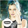 Bracelet Clouté en Métal Lourd Rock