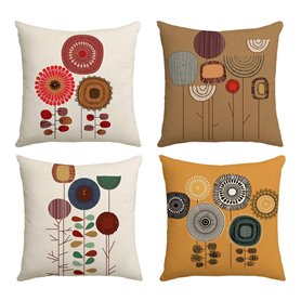 Lot De 4 Housses De Coussin Imprimées Numériques