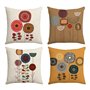 Lot De 4 Housses De Coussin Imprimées Numériques