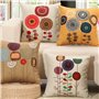 Lot De 4 Housses De Coussin Imprimées Numériques, 45 X 45 Cm, Housses De Coussin À Motif Géométrique, Housses De Coussin De Cana