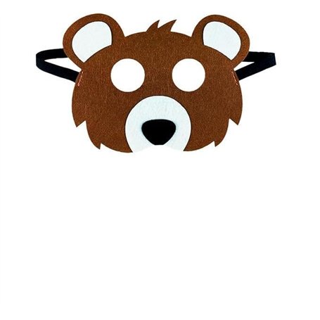 KSBBHDS 2 Morceaux De Masques d'ours Brun Et 2 Morceaux De Gros Masques De Gros Loup