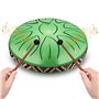 Ovshnrr Tambour de Langue en Acier 6 Pouces 11 Tons