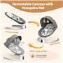 Transat Balancelle Bebe Electrique,Helangel Transat Bébé avec Télécommande et Wireless pour Style de contrôle APP,e pour Enfants