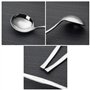 Yesdate Lot de 6 cuillères louches à soupe en acier inoxydable, ustensiles de cuisine louches