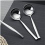 Yesdate Lot de 6 cuillères louches à soupe en acier inoxydable, ustensiles de cuisine louches