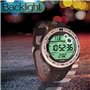 TEKMAGIC 100m sous-Marin Montre-Bracelet Podomètre pour Hommes Garçons Montre Natation Etanche avec Fonction de Chronomètre de T