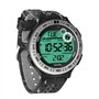 Pédomètre Montre-Bracelet Homme sous-Marin Montre de Plongée 10 ATM Etanche avec Fonction de Chronomètre de Tour et Réveil