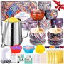 Amzeeniu Kit de Fabrication de Bougies de Cire Bricolage