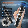 Machine de karaoké avec 2 haut-parleurs de microphone sans fil, un système de sonorisation Bluetooth portable pour adultes et en
