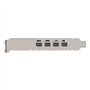 PNY Nvidia Quadro P1000 4 Go GDDR5 4 x Mini DisplayPort Support pour carte graphique professionnelle Noir 4 câbles d'affichage i