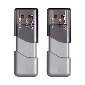 PNY Lot de 2 clés USB 3.0 Turbo Attaché 3 128 Go