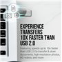 PNY Lot de 2 clés USB 3.0 Turbo Attaché 3 128 Go