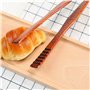 Ziyero Pince à Griller Professionnelle en Bois Clip Alimentaire en Bois Naturel Durable, Respectueux de l'environnement, Adapté 