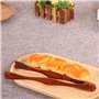 Ziyero Pince à Griller Professionnelle en Bois Clip Alimentaire en Bois Naturel Durable, Respectueux de l'environnement, Adapté 