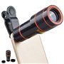 Yolistar Kit de Lentilles de Caméra pour Téléphone 12X Téléobjectif