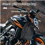 USHOP Housse de Protection pour Moto,Housse de Motos extérieure XXL,Tissu Oxford 210D,Protection UV,avec Bandes réfléchissantes,