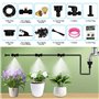 Kit d’Irrigation système de brumisateur extérieur 18m avec 20 Buses de Brume avec Joint en